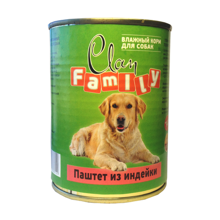 Clan Family Паштет для взрослых собак всех пород (с индейкой) – интернет-магазин Ле’Муррр