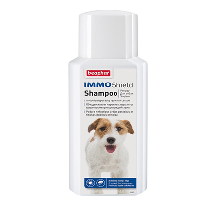 BEAPHAR IMMO Shield Shampoo Шампунь от паразитов для собак – интернет-магазин Ле’Муррр