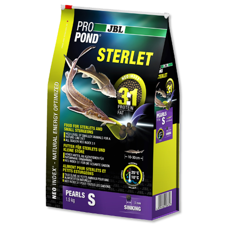 JBL ProPond Sterlet S Основной корм для стерляди небольшого размера, гранулы – интернет-магазин Ле’Муррр