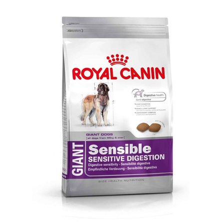 Royal Canin Giant Sensible Сухой корм для взрослых собак гигантских пород с чувствительным пищеварением – интернет-магазин Ле’Муррр